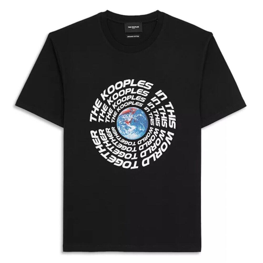The Kooples Earth Logo Tee